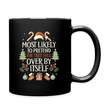 Noël Noël drôle dire humour drôle - Mug uni - noir - Droite
