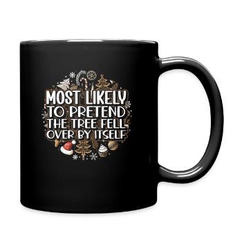 Noël Noël drôle dire humour drôle - Mug uni - noir - Droite