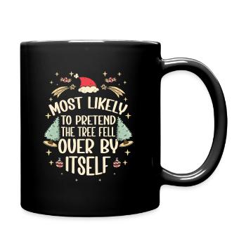 Noël Noël drôle dire humour drôle - Mug uni - noir - Droite