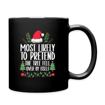 Noël Noël drôle dire humour drôle - Mug uni - noir - Droite