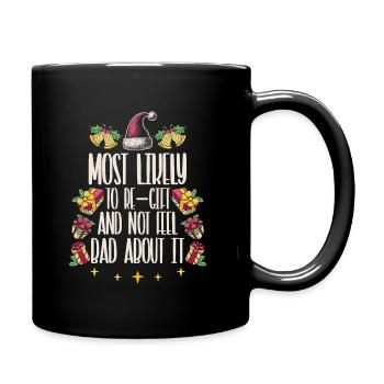 Noël Noël disant humour sarcasme drôle - Mug uni - noir - Droite