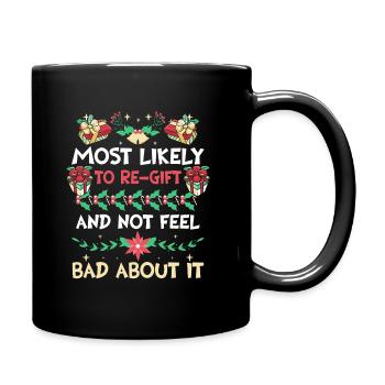 Noël Noël disant humour sarcasme drôle - Mug uni - noir - Droite
