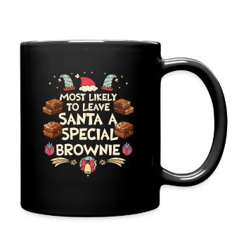 Xmas Christmas Saying Funny Christmas Bakery - Full Colour Mug - black - Right