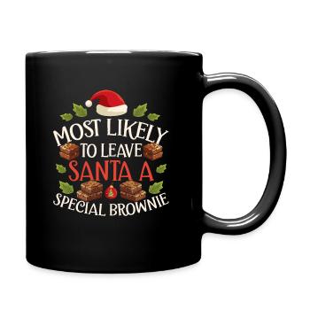 Xmas Christmas Saying Funny Christmas Bakery - Full Colour Mug - black - Right