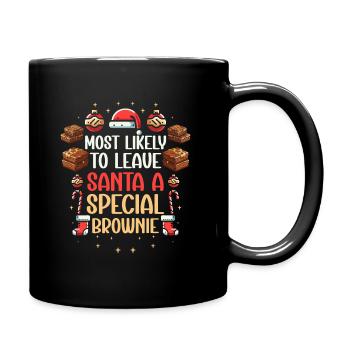 Xmas Christmas Saying Funny Christmas Bakery - Full Colour Mug - black - Right