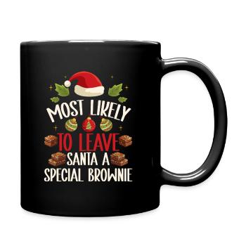 Xmas Christmas Saying Funny Christmas Bakery - Full Colour Mug - black - Right