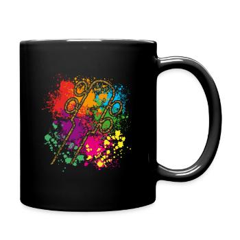Bassgitarre - Tasse einfarbig - Schwarz - Rechts