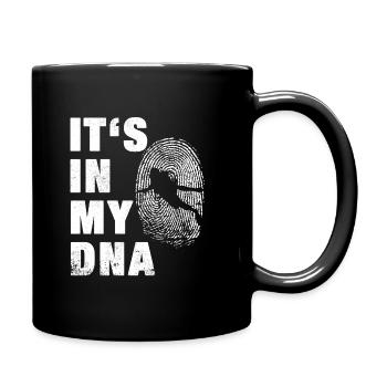 Its in my DNA Diving Proud Diver Passion - Full Colour Mug - black - Right