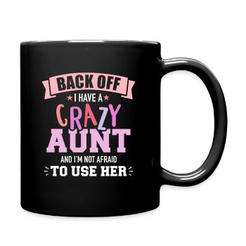tante - Mug uni - noir - Droite