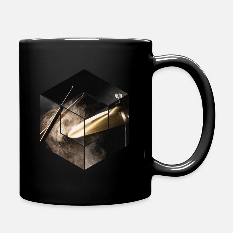 Batterie musiciene de batteur - Mug uni - noir