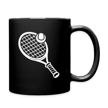 Raquette tennis tennis tennis tennis - Mug uni - noir - Droite