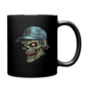 Monster Monster Demon Devil Vampire Guhl Zombie - Full Colour Mug - black - Right