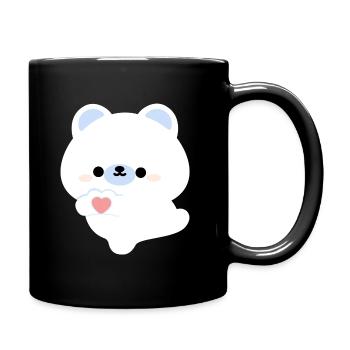 Love Polar Bear - Full Colour Mug - black - Right