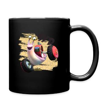 Insectibles Turboschnelle Schnecke Syd - Tasse einfarbig - Schwarz - Rechts