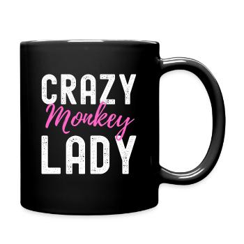 Singe - Mug uni - noir - Droite