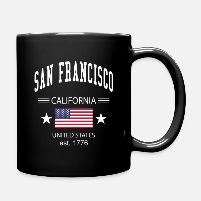 San Francisco - Tasse einfarbig - Schwarz
