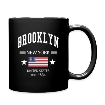 Brooklyn - Tasse einfarbig - Schwarz - Rechts