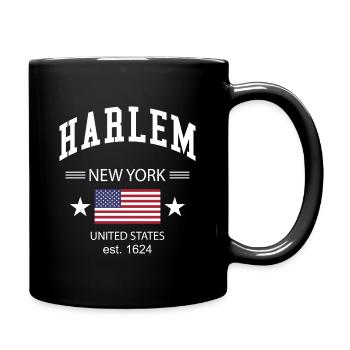 Harlem - Tasse einfarbig - Schwarz - Rechts