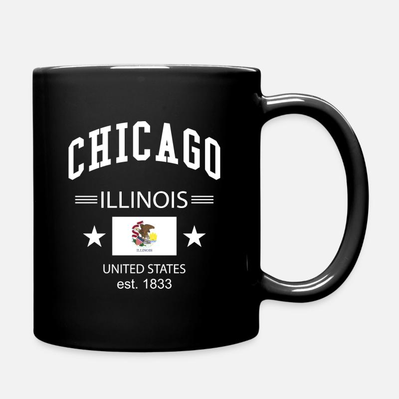 Chicago - Full Colour Mug - black
