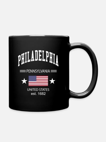 Philadelphie - Mug uni - noir