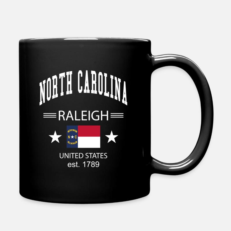 North Carolina - Tasse einfarbig - Schwarz