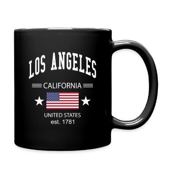 Los Angeles - Full Colour Mug - black - Right