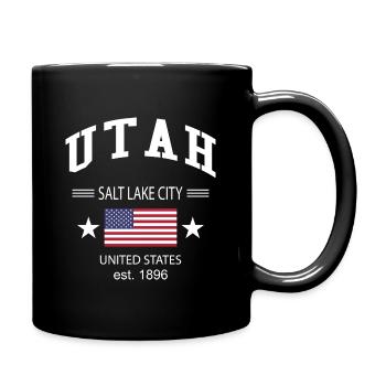 Utah - Full Colour Mug - black - Right