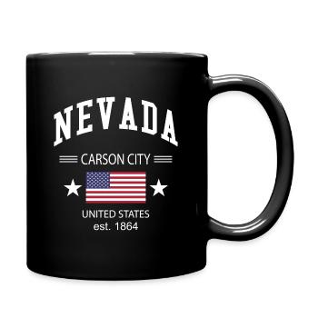 Nevada - Full Colour Mug - black - Right