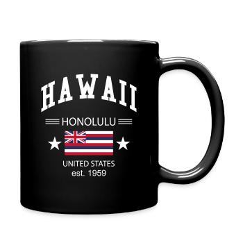 Hawaii - Full Colour Mug - black - Right