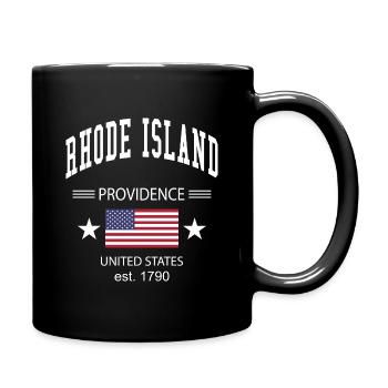 Rhode Island - Full Colour Mug - black - Right