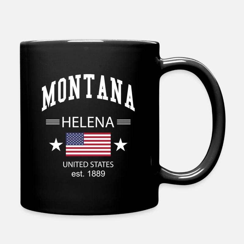 Montana - Tasse einfarbig - Schwarz