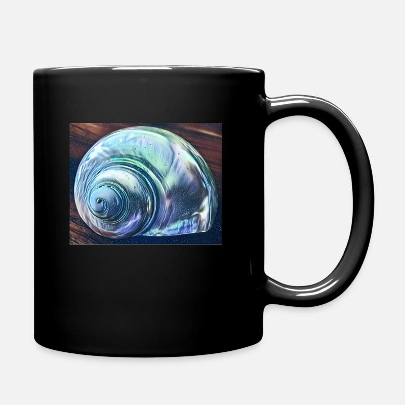 muschel kühl - Tasse einfarbig - Schwarz