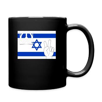 Israël Paix - Mug uni - noir - Droite