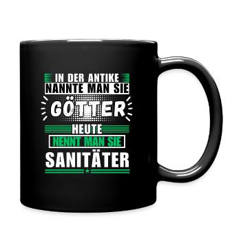 Gods in Antiquity. Today paramedic - Full Colour Mug - black - Right
