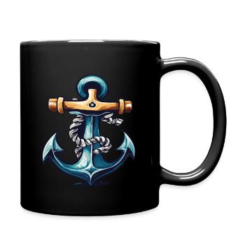 Moin - Ancre Mer du Nord - Mug uni - noir - Droite