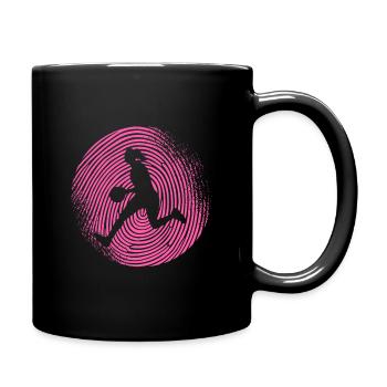 Basketball Player Fingerprint Basketball Player - Full Colour Mug - black - Right