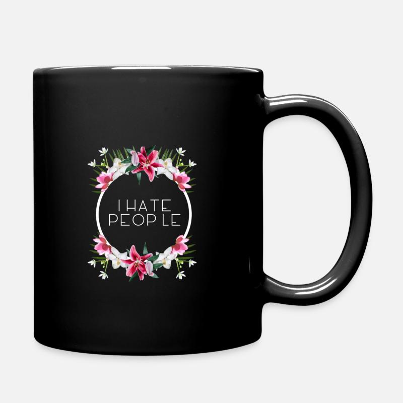 Je déteste les gens - Mug uni - noir