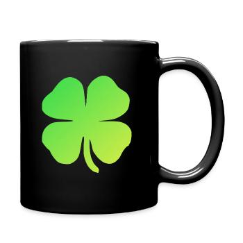 Irish clover - Full Colour Mug - black - Right