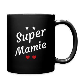 Super Mamie - Mug uni - noir - Droite