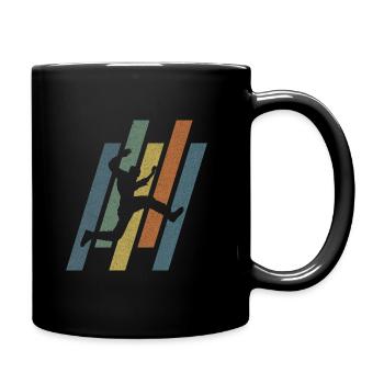 Parkour Parkour Runner Vintage Freerunner - Mug uni - noir - Droite