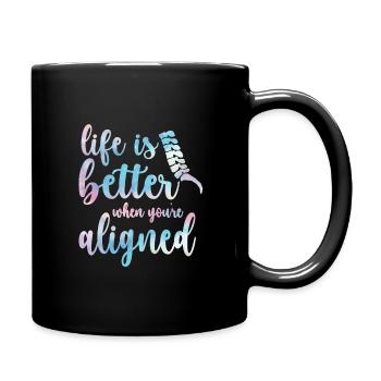 Chiropractor Chiropractic Best Chiropractor - Full Colour Mug - black - Right