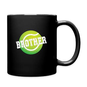 Fier frère de tennis du joueur de tennis frère - Mug uni - noir - Droite