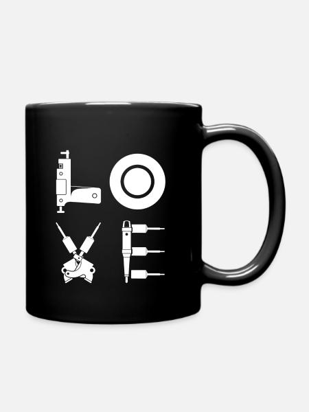 Tattoo Artist Tätowierer Geschenk Tatooist Tattoo - Tasse einfarbig - Schwarz