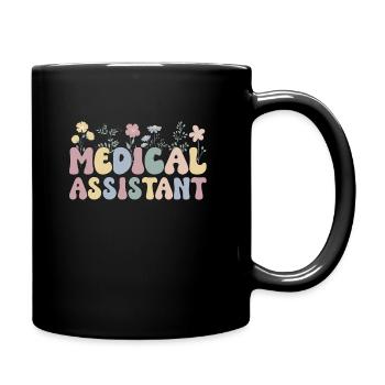 Assistant Physician Medical Assistant Doctor - Full Colour Mug - black - Right