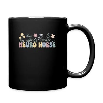 Neurology Nurse Neuro-Nurse - Full Colour Mug - black - Right