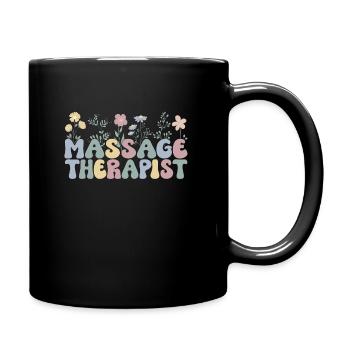 Masseuse Gift Idea Massage Therapist Massage - Full Colour Mug - black - Right