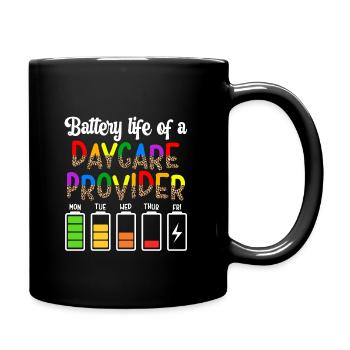 Childcare Provider Childcare Provider Babysitter - Full Colour Mug - black - Right