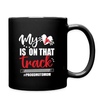 Motocross Mother Motocross Rider Motocross Mom - Full Colour Mug - black - Right