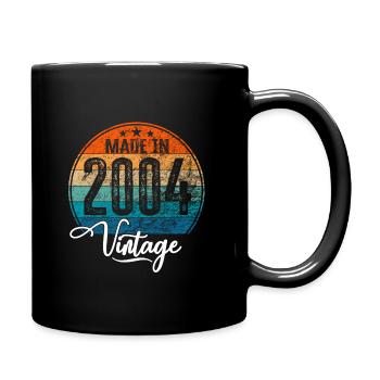 Vintage Fabriqué en 2004 Année de naissance 2004 Anniversaire - Mug uni - noir - Droite