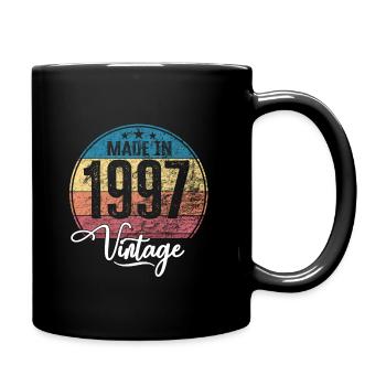 Vintage Made in 1997 Year of birth 1997 Birthday - Full Colour Mug - black - Right